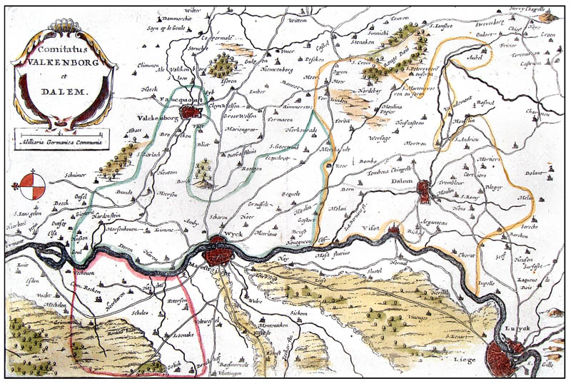 Limburg Comitatus Valkenborg 1660 Aertsen